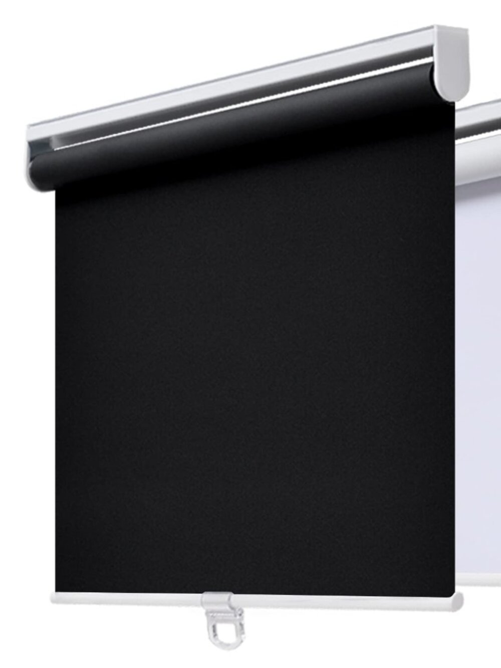 AOSKY Blackout Cordless Roller Shade, 78"W x 72"H, Black